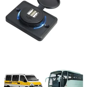 Carregador Veicular USB 2 Saídas 3.1A Rápido